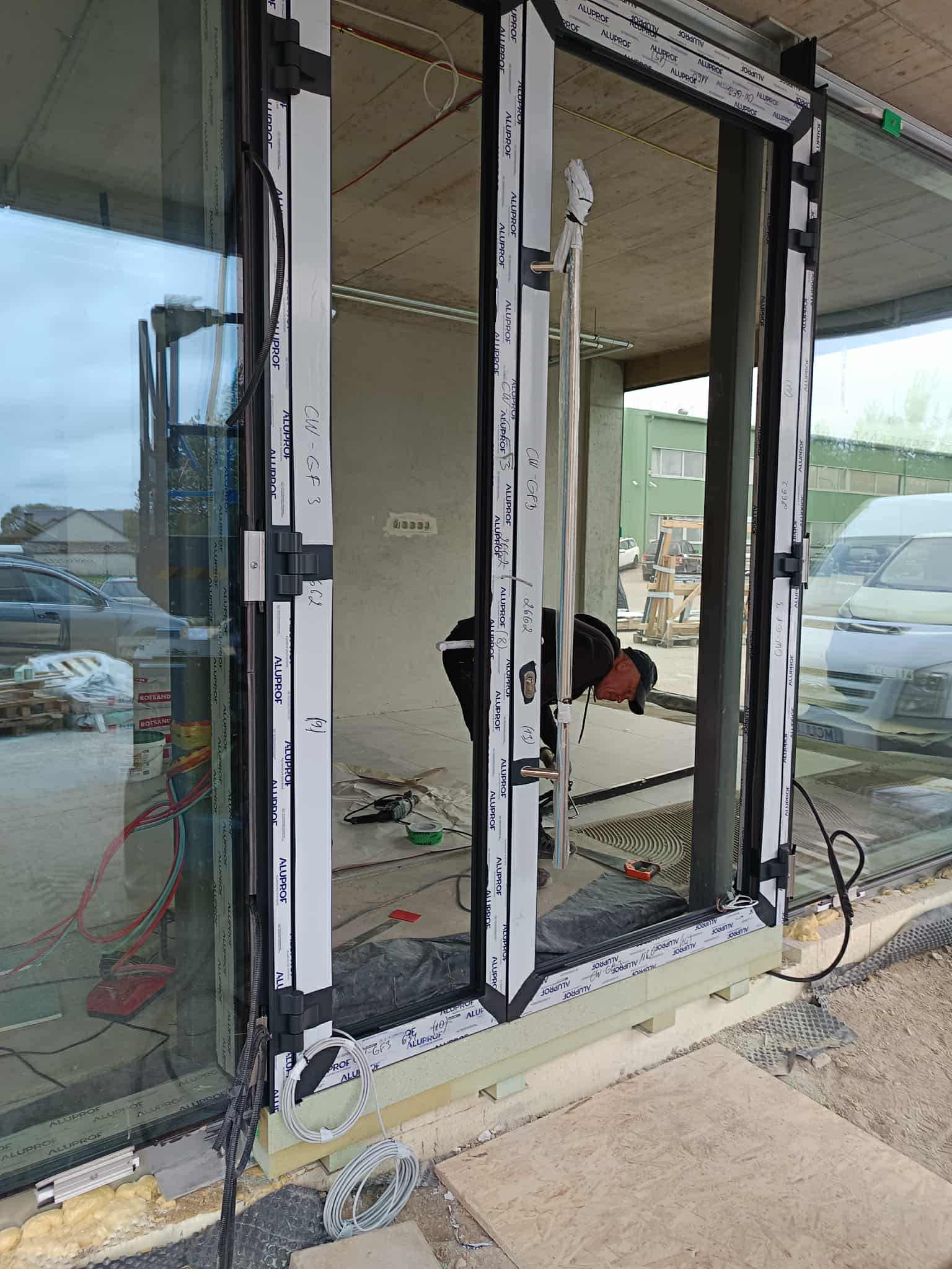 fire doors aluminum profiles
