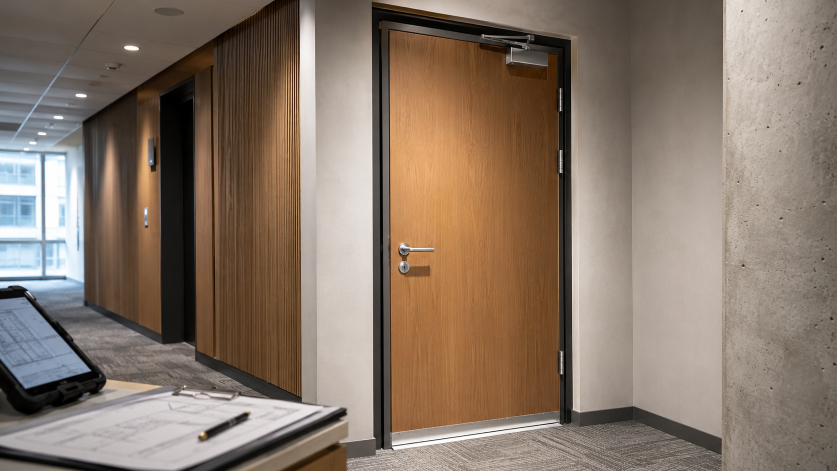 A practical FD90 fire doors guide for UK projects