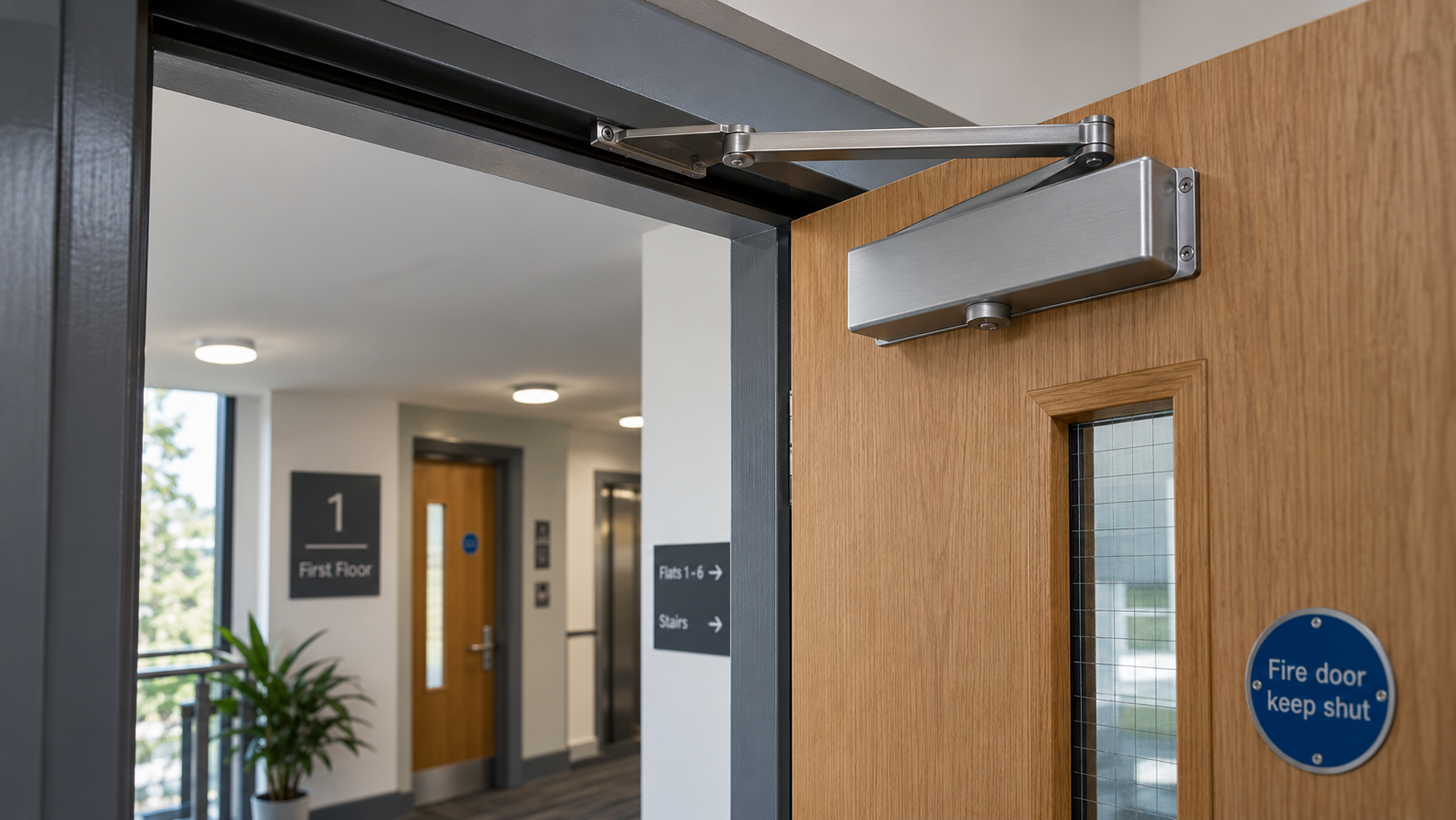 Fire Door Closers – Types, Sizing and Adjustment