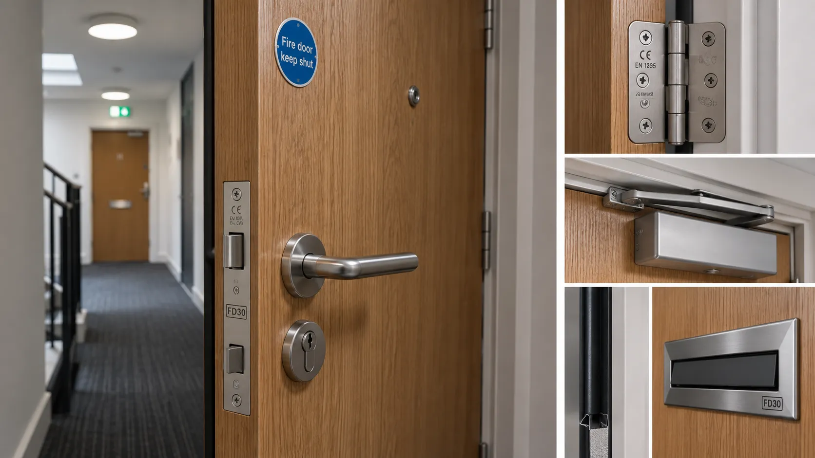 Fire Door Ironmongery – Hinges, Locks and Closers